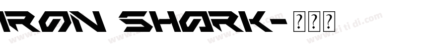 iron shark字体转换